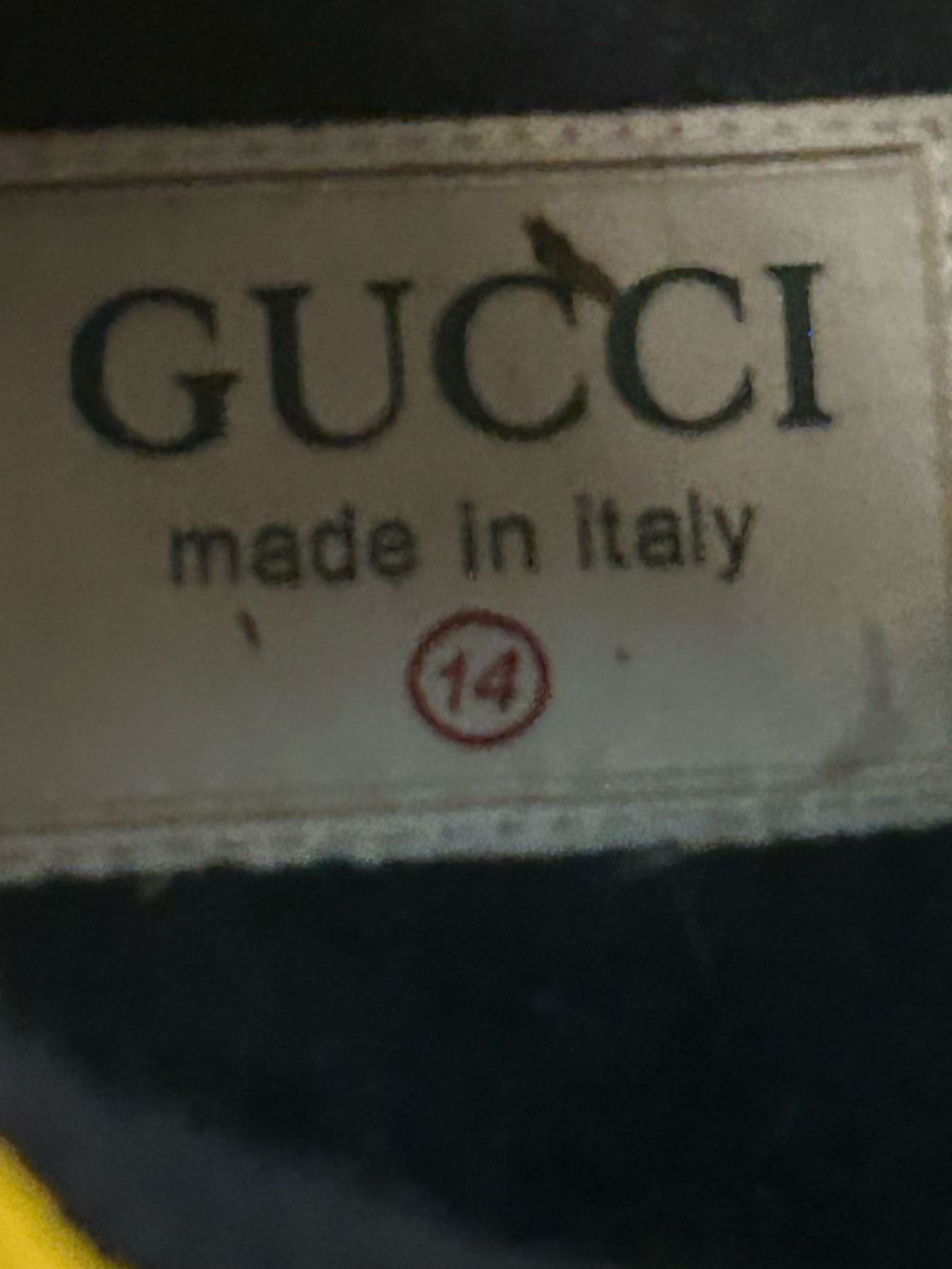 Gucci Rhyton sneakers in the Beige White Yellow'  color-way Size 14 Men’s - Picture 11 of 12